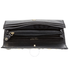 Jimmy Choo Black/Silver Nino Long Yen Mstar Trim Wallet 143 NINO LTU BLACK/METALLIC MIX
