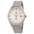 Tag Heuer Carrera Caliber 5 Silver Dial Stainless Steel 18kt Rose Gold Men's Watch WAR215D.BD0784
