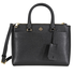 Tory Burch Robinson Small Double-ZIp Tote- Black / Royal Navy 46331-018