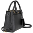 Tory Burch Robinson Small Double-ZIp Tote- Black / Royal Navy 46331-018