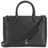 Tory Burch Robinson Small Double-ZIp Tote- Black / Royal Navy 46331-018