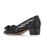 Ferragamo Ladies Black Vara Bow Woven Pump 01P737 710482