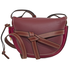 Loewe Ladies Burgundy Gate Small Bag 321.54.T20.7743