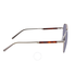 Salvatore Ferragamo Grey Aviator Men's Sunglasses SF174S 35 60