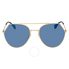 Fendi Eyeline Blue Metal Sunglasses FF 0194/S 000552A