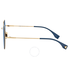 Fendi Eyeline Blue Metal Sunglasses FF 0194/S 000552A