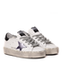 Golden Goose Deluxe Brand Hi Star Ladies White & Metallic Sneakers G36WS945M2