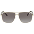 Lacoste Brown Gradient Rectangular Unisex Sunglasses L162S 714 61
