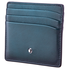 Montblanc Meisterstuck Selection 6cc Pocket Holder- Petrol Blue 118367