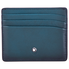 Montblanc Meisterstuck Selection 6cc Pocket Holder- Petrol Blue 118367