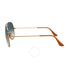 Ray Ban Aviator Arista Light Blue Gradient Lenses 58mm Sunglasses RB3025 001/3F 58-14 RB3025 001 3F 58-14