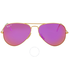 Ray Ban Aviator Polarized Cyclament Flash Sunglasses RB3025 112/1Q 58 RB3025 112/1Q 58