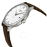 Tissot T Classic Tradition Silver Dial Brown Leather Men's Watch T0636101603700 T063.610.16.037.00