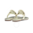 Tory Burch Miller Sandal, Metallic Leather 36540-723