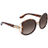 Ferragamo Brown Gradient Round Sunglasses SF719S 238 52