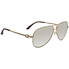 Ferragamo Grey Aviator Men's Sunglasses SF167S 718 62