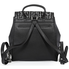 Michael Kors Medium Whitney Textured Backpack- Black 30F8SXIB6C-001