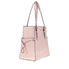 Michael Kors Small Voyager Textured Crossgrain Leather Tote- Soft Pink 30H7GV6T9L-187