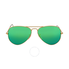Ray Ban Original Aviator Green Flash Polorized Sunglasses RB3025 112/P9 58-14 RB3025 112/P9 58-14