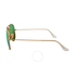 Ray Ban Original Aviator Green Flash Polorized Sunglasses RB3025 112/P9 58-14 RB3025 112/P9 58-14