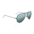 Ray Ban Aviator Silver Flash Aviator Men's Sunglasses RB3025 029/30 58-14 RB3025 029/30 58-14