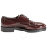 Tod's Womens Brushed Leather Shoes in Dark Red Orange XXW0ZP0R070SHAR007