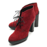 Tod's Womens Suede Boots in Dark Cherry XXW0OJ00D80HR0R604