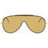 Tom Ford Yellow Shield Sunglasses FT0671 48E 137