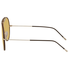 Tom Ford Yellow Shield Sunglasses FT0671 48E 137