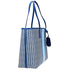 Tory Burch Gemini Link Canvas Tote- Bondi Blue Gemini Link TB-53303-453