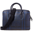 Burberry Medium Leather Trim London Check Briefcase in Blue 3996209