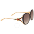 Gucci Grey Gradient Round Sunglasses GG0226SK 001 60 GG0226SK 001 60