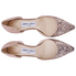 Jimmy Choo Esther 85 Glitter Suede Leather Pointed Pump, Brand Size 36 (US Size 6) 184 ESTHER 60 WBD BAL PIN