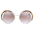 Marc Jacobs Brown Mirror Gradient Round Sunglasses Marc 266/S 086 51
