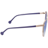 Salvatore Ferragamo Blue Cat Eye Ladies Sunglasses SF185S 743 64