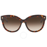 Ferragamo Brown Cat Eye Ladies Sunglasses SF675S 214 55 SF675S 214 55