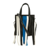 Balenciaga Ladies Striped Flat Crossbody Bag Bazar Fringe Medium 517166 DE9BN 6460