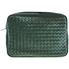 Bottega Veneta Men's Travel Organizer Pouch in Forest Green 431492 VAYD4 3205