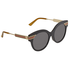 Gucci Grey Round Ladies Sunglasses GG0282SA 001 52