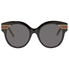 Gucci Grey Round Ladies Sunglasses GG0282SA 001 52