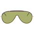 Tom Ford Green Shield Sunglasses FT0671 48N 137