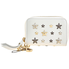 Jimmy Choo Ladies Cadet Zipard Leather W Stars 184 CADET LTR WHITE/METALLIC MIX
