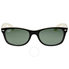 Ray Ban New Wayfarer Green Classic G-15 Sunglasses RB2132 875 52-18