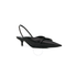 Balenciaga Knife Satin Sling Back Heels 548173 W0WM0 1000