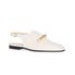 Burberry Ladies White Flat Slingback Loafers 8006106