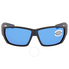 Costa Del Mar Tuna Alley Large Fit Blue Mirror Glass Rectangular Polarized Sunglasses TA 11 OBMGLP TA 11 OBMGLP