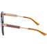 Gucci Gucci Grey Brown Shaded Square Ladies Sunglasses GG0281S 002 50 GG0281S 002 50