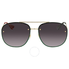 Gucci Grey Gradient Aviator Ladies Sunglasses GG0227S 001 62 GG0227S 001 62