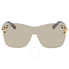 Jimmy Choo Grey Flash Swarovski Crystals Sunglasses MASK/S 99M3 99 MASK/S 99M3 99