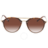 Ray Ban Blaze Double Bridge Brown Gradient Round Sunglasses RB4292N 710/13 62